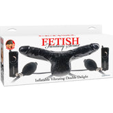 FETISH FANTASY SERIES - DOUBLE DELIGHT VIBRATING INFLATABLE